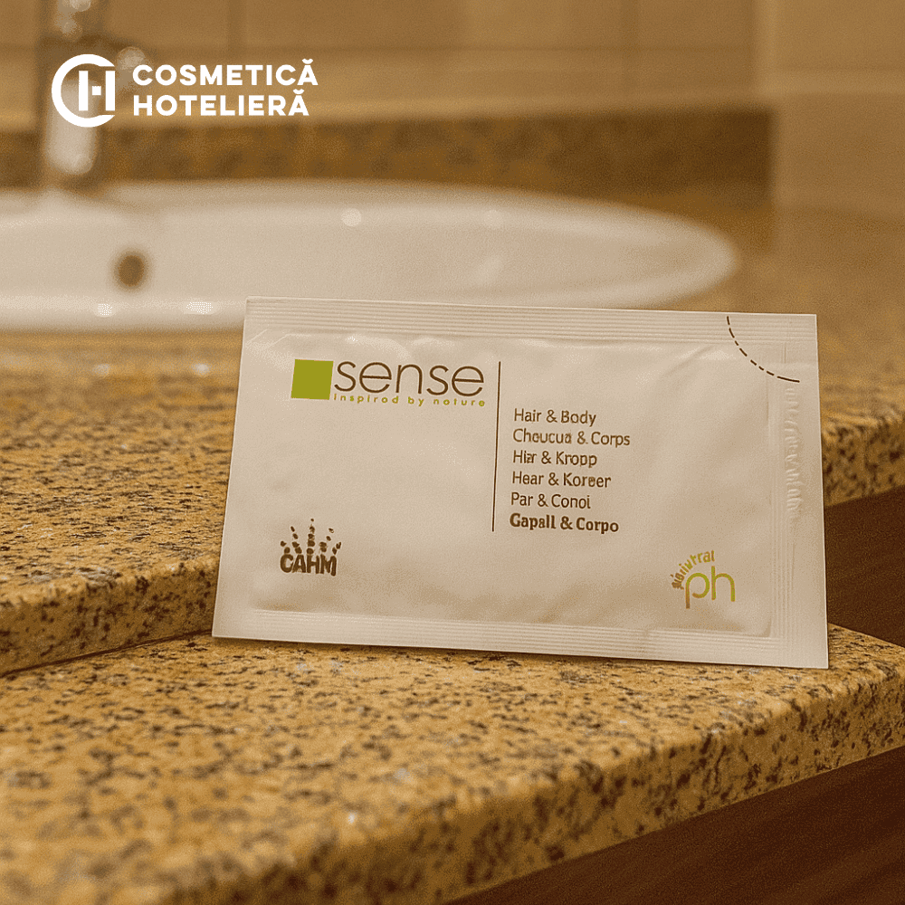 Sampon si gel de dus hotelier sense 2in1